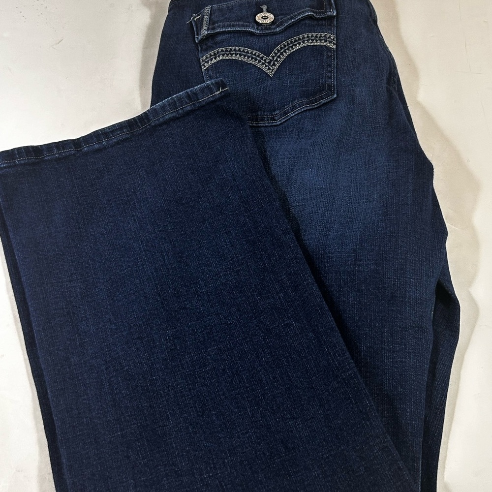 Levi's Blue Straight Leg Jeans Classic Fit